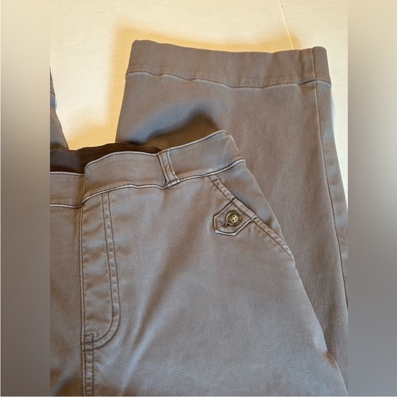 SPANX STRETCH TWILL CROPPED WIDE LEG PANT 💋 - Picture 8 of 12